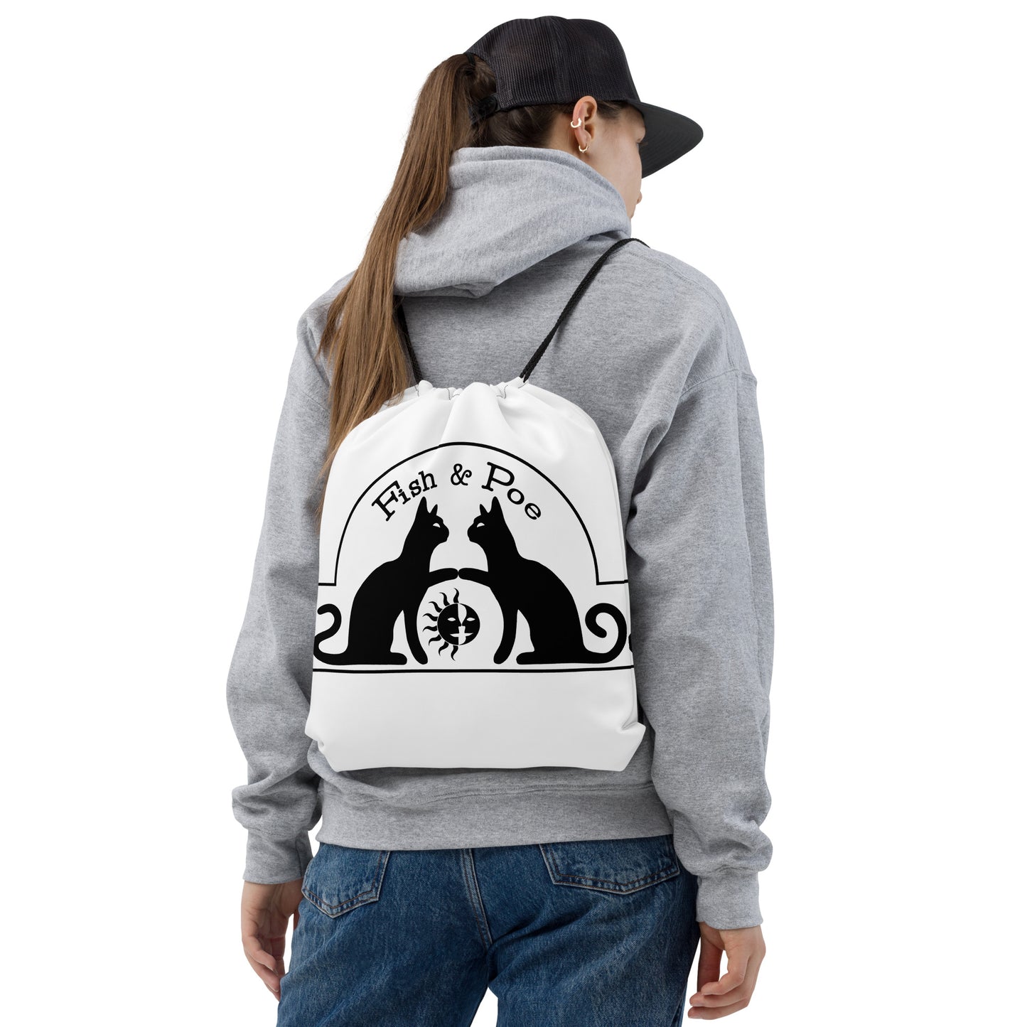 *Fish & Poe ~ Drawstring bag