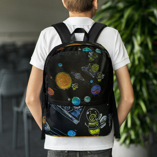 "Space Bee's for Asher" + Backpack