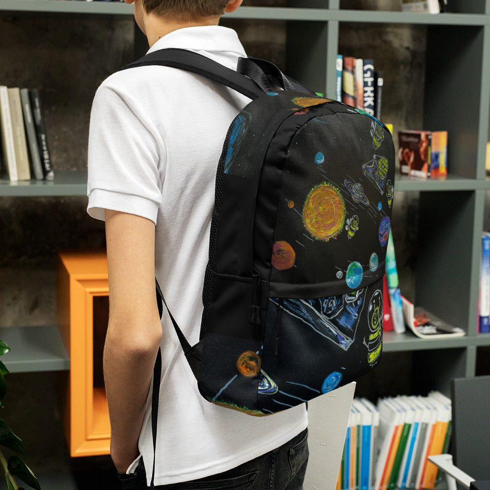 "Space Bee's for Asher" + Backpack