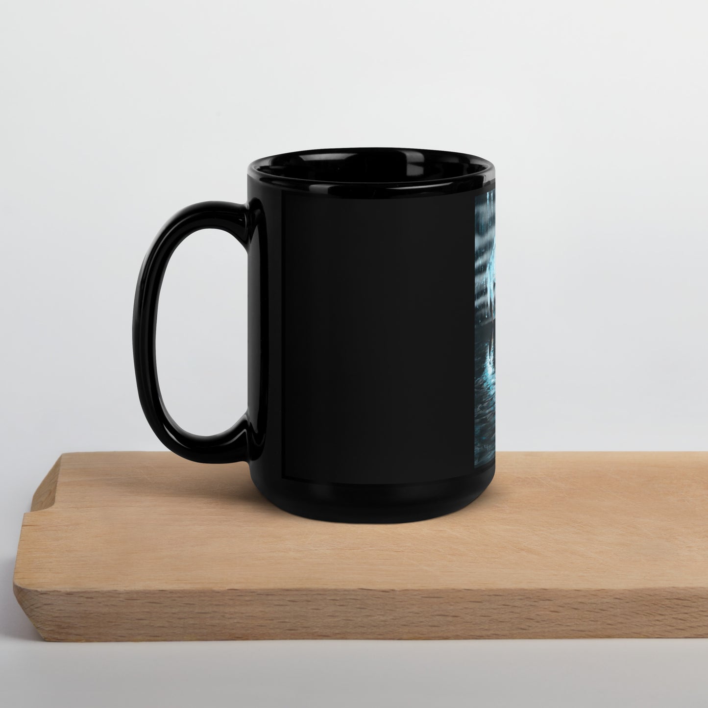 "Grace"  Alchemical Art~ Black Glossy Mug