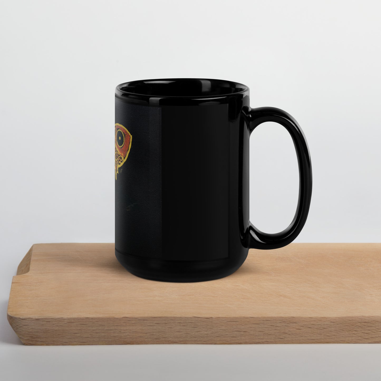 "Transformation" Black Glossy Mug