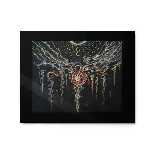 "Rose+Angel" *Alchemical Art by E Rushing - Metal prints